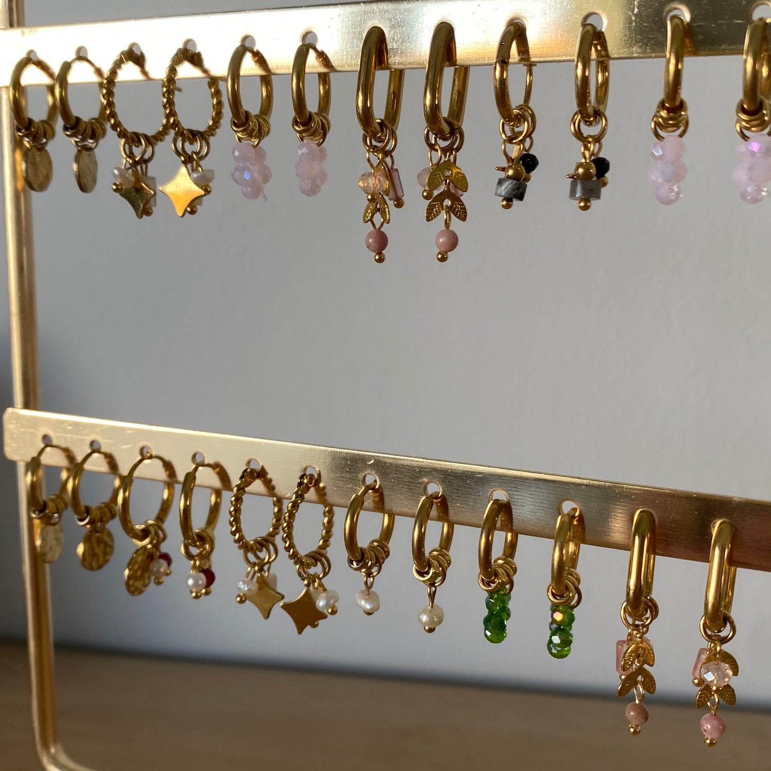 Boucles d’oreilles perlées