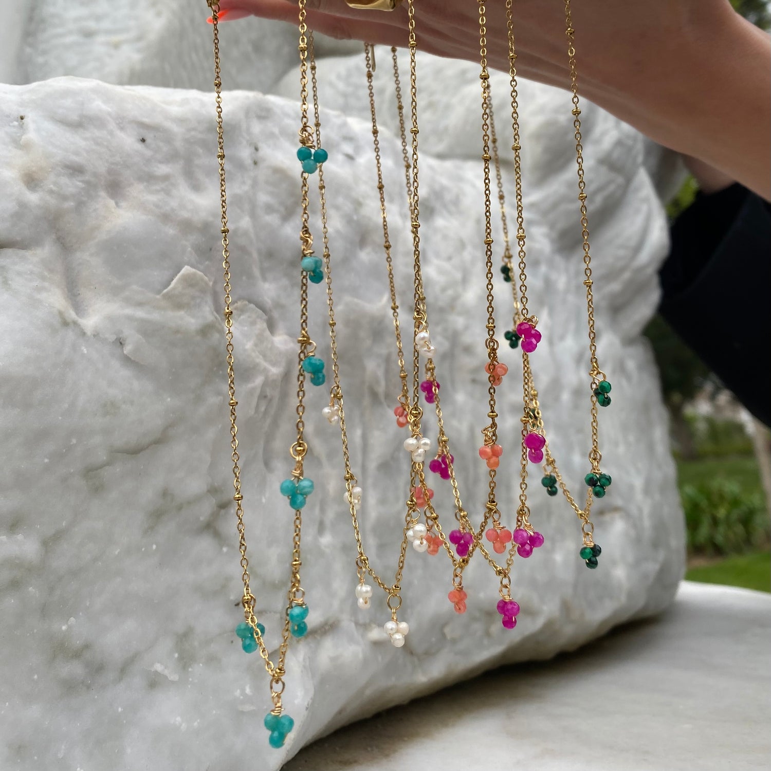 Colliers perles fines