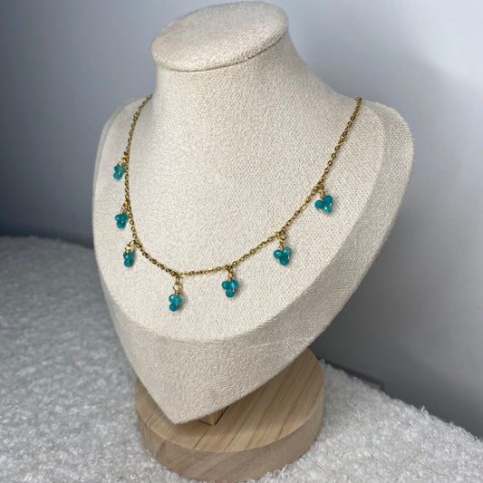 Collier perles fines - Amazonite