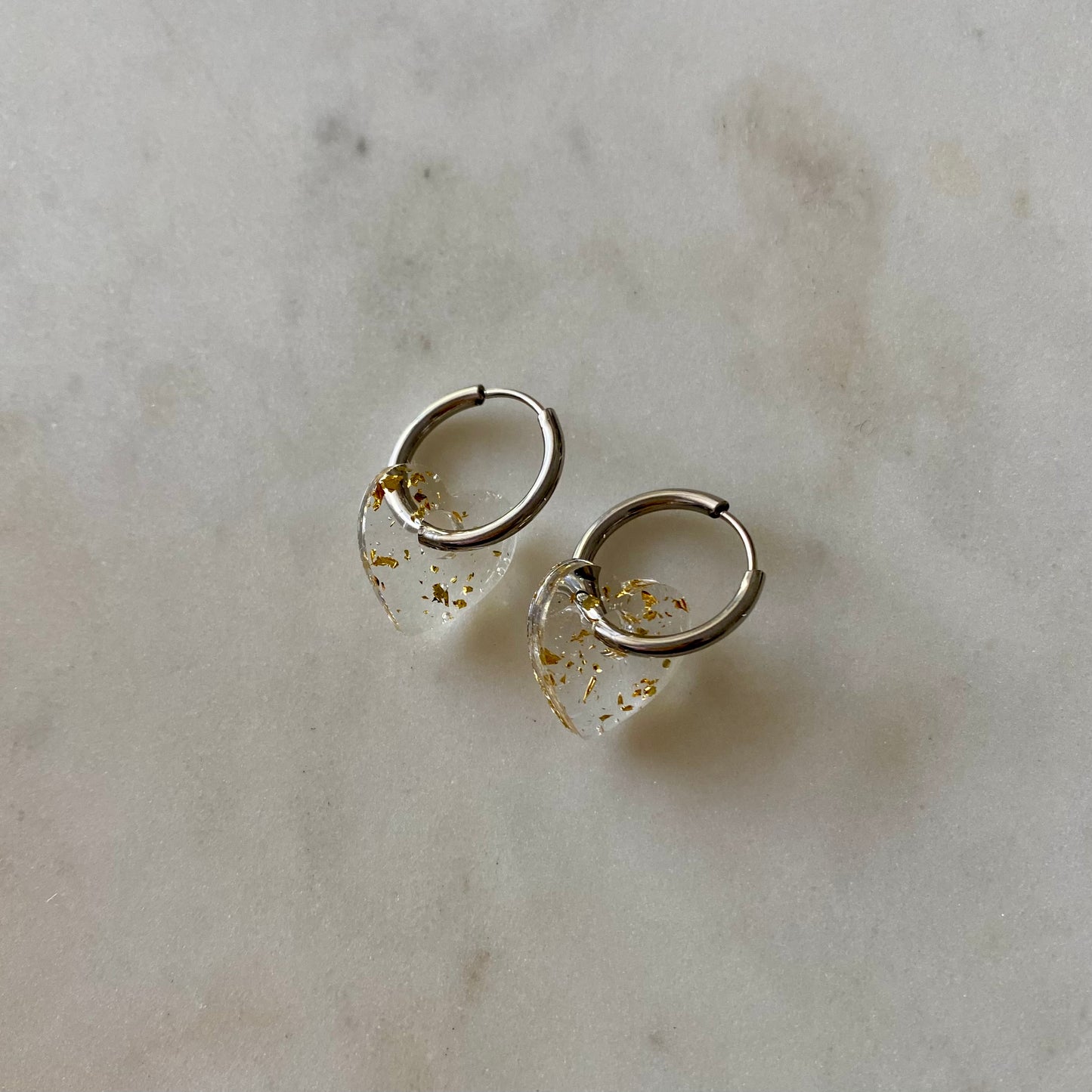 Boucles d’oreilles Petits cœurs - Or