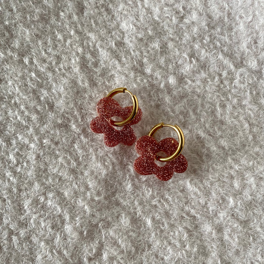 Boucles d’oreilles Azalée - Rose gold