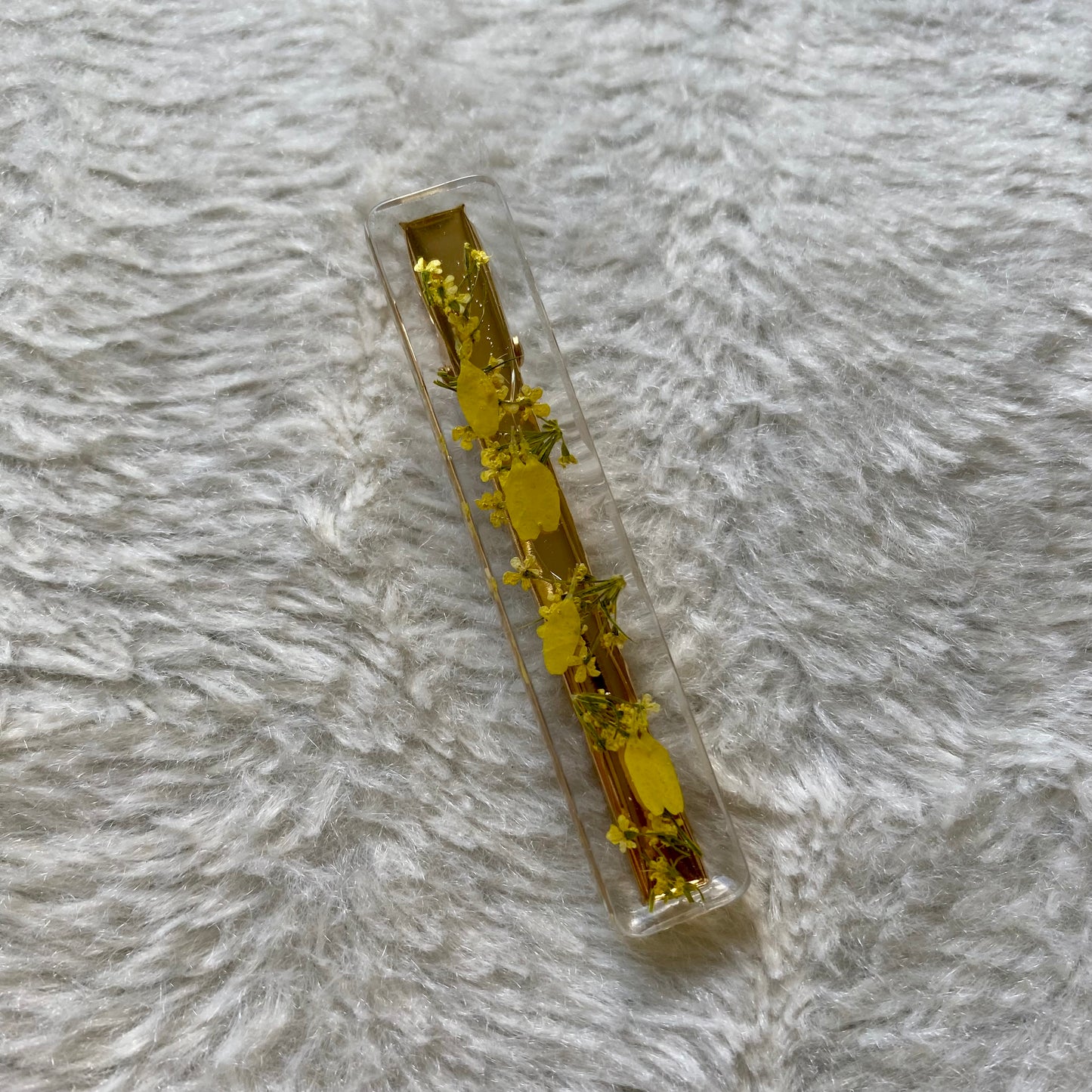 Barrettes Mimosa droites