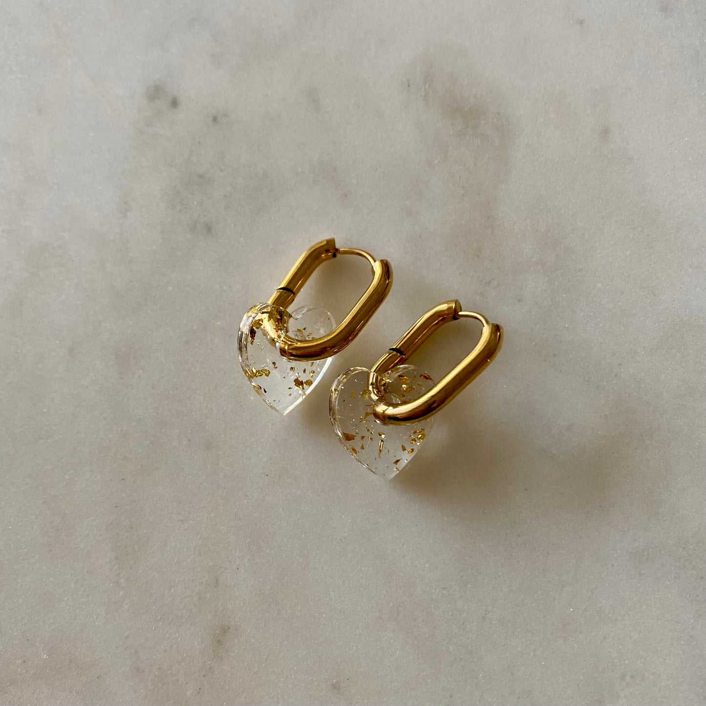 Boucles d’oreilles Petits cœurs - Or