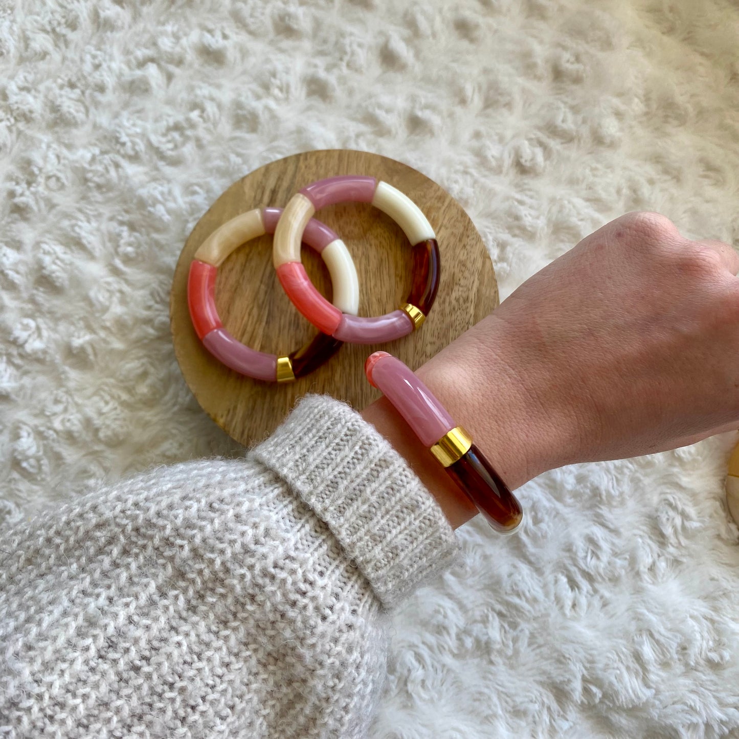 Bracelet Nomad - Corail