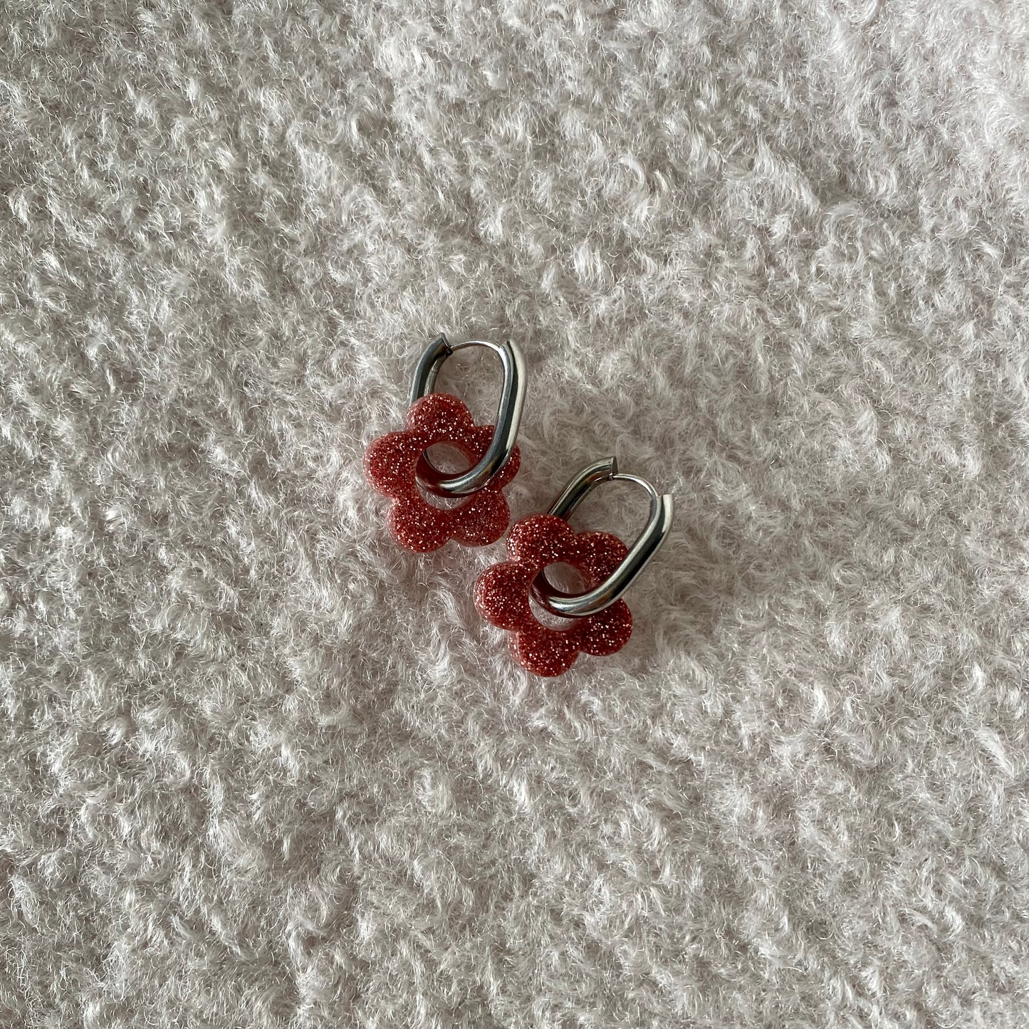 Boucles d’oreilles Camélia - Rose gold