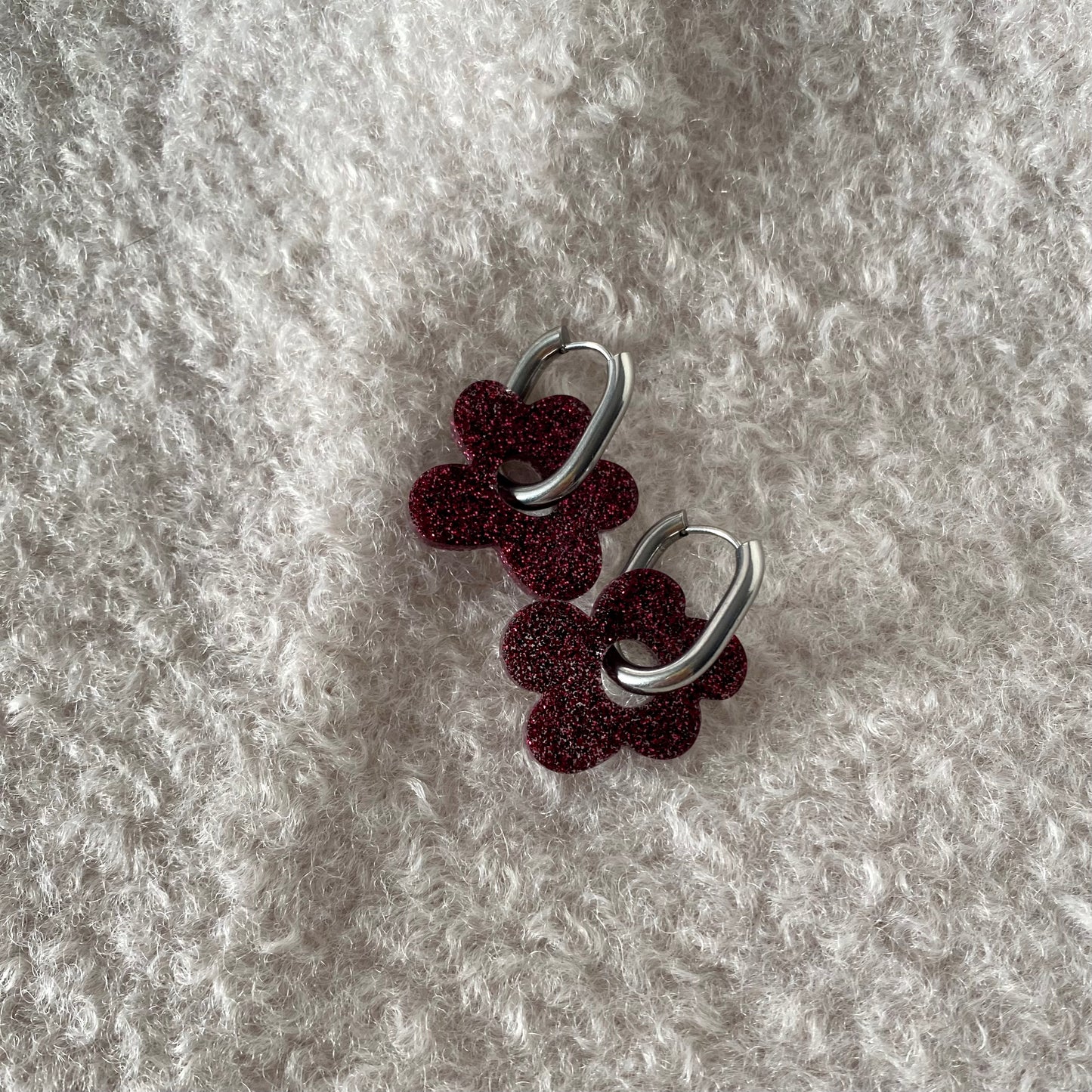 Boucles d’oreilles Azalée - Mûre
