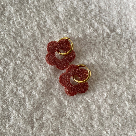 Boucles d’oreilles Rosa - Rose gold