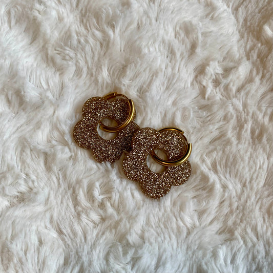 Boucles d’oreilles Rosa - Bronze