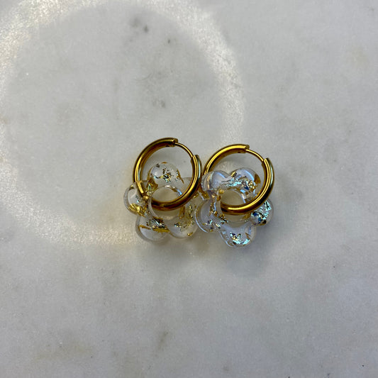 Boucles d’oreilles Camélia - Or