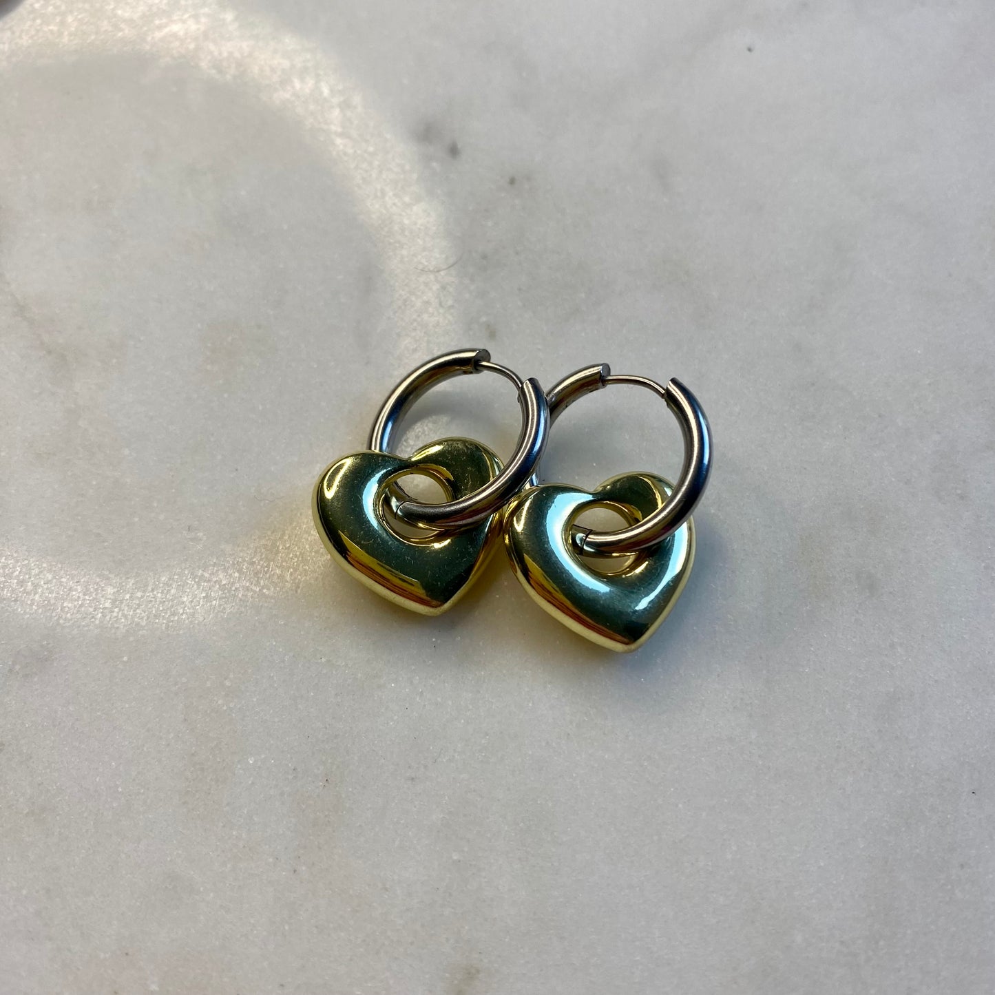 Boucles d’oreilles Coeur - Doré