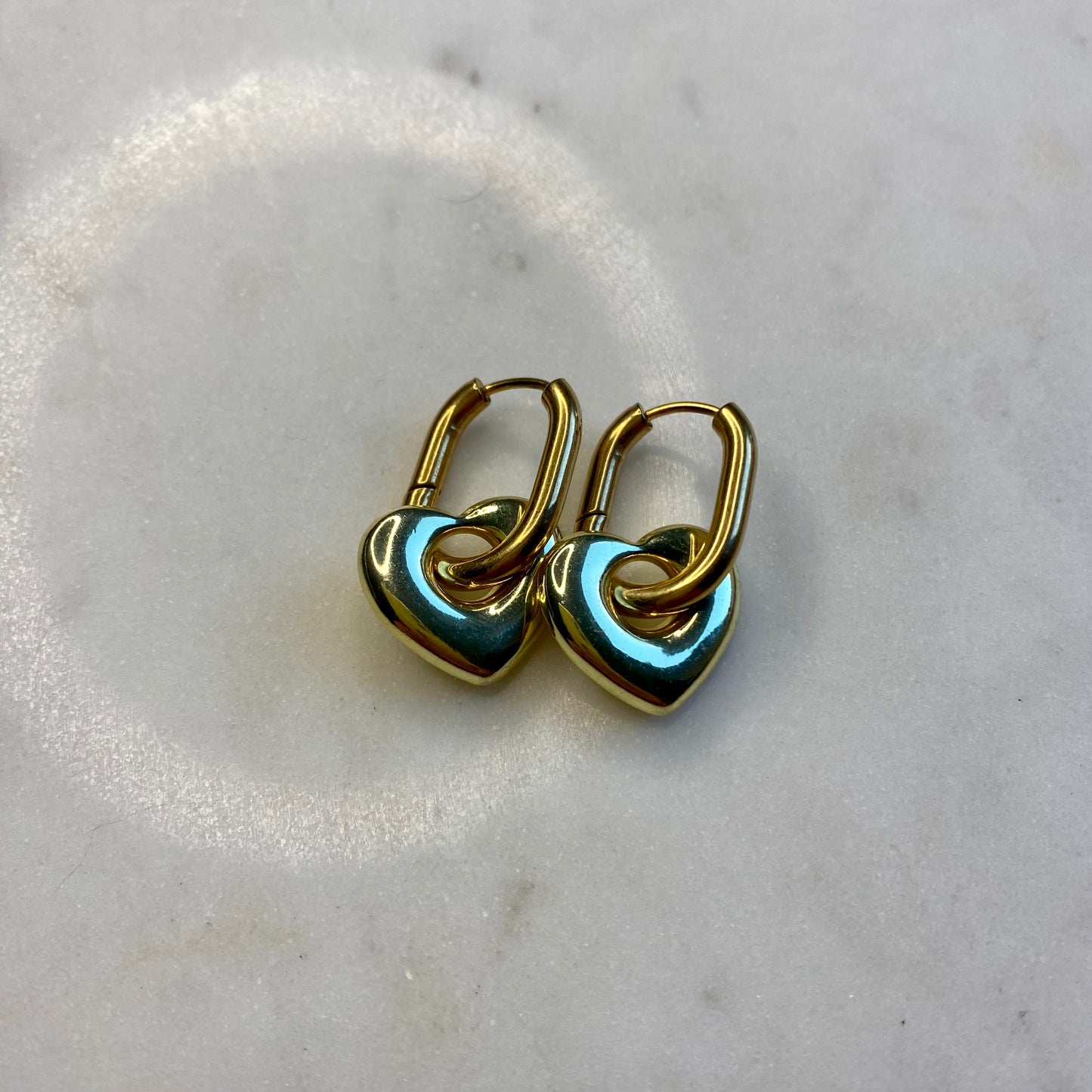 Boucles d’oreilles Coeur - Doré