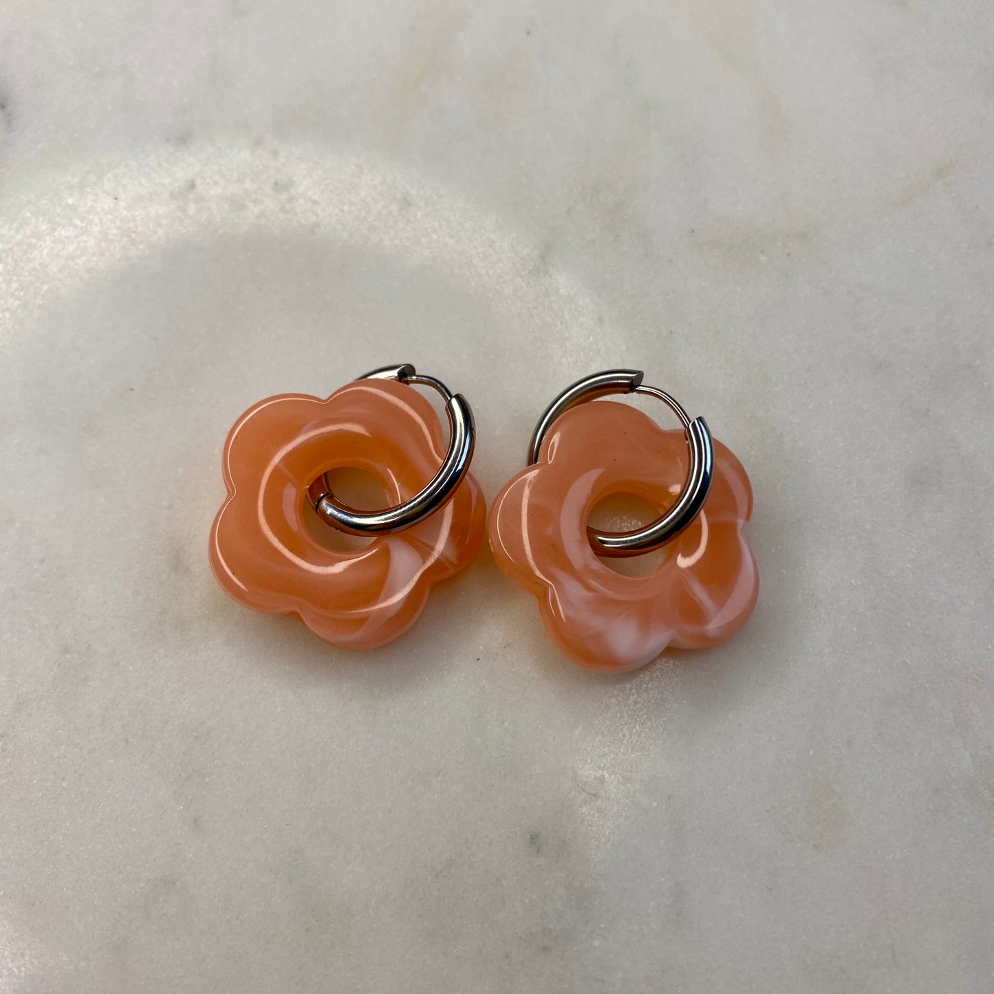Boucles d’oreilles Rosa - Corail