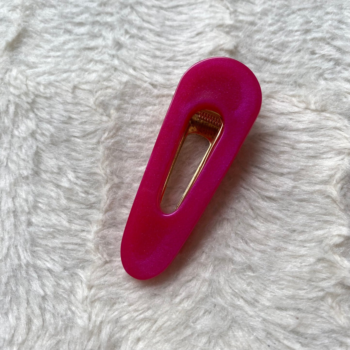 Barrettes rose fushia