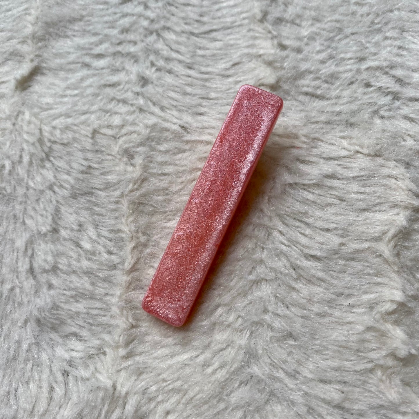 Barrettes rose nacré