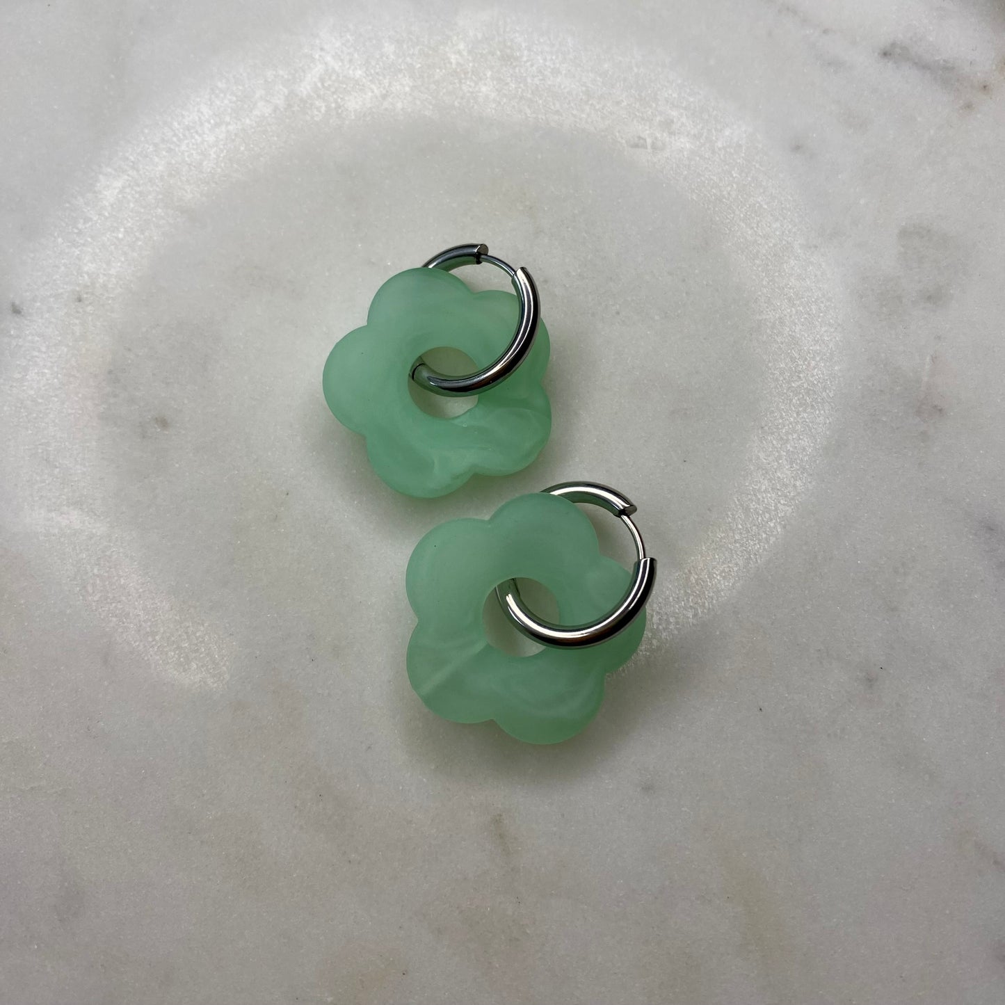 Boucles d’oreilles Rosa Pastel - Vert