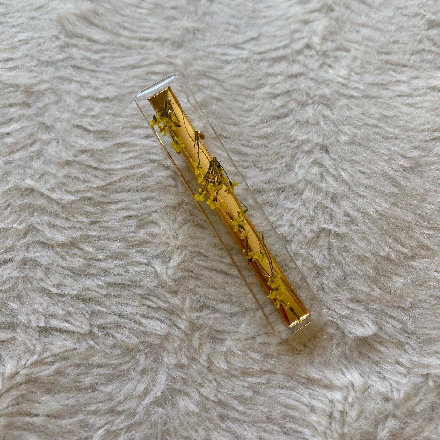 Barrettes Mimosa droites