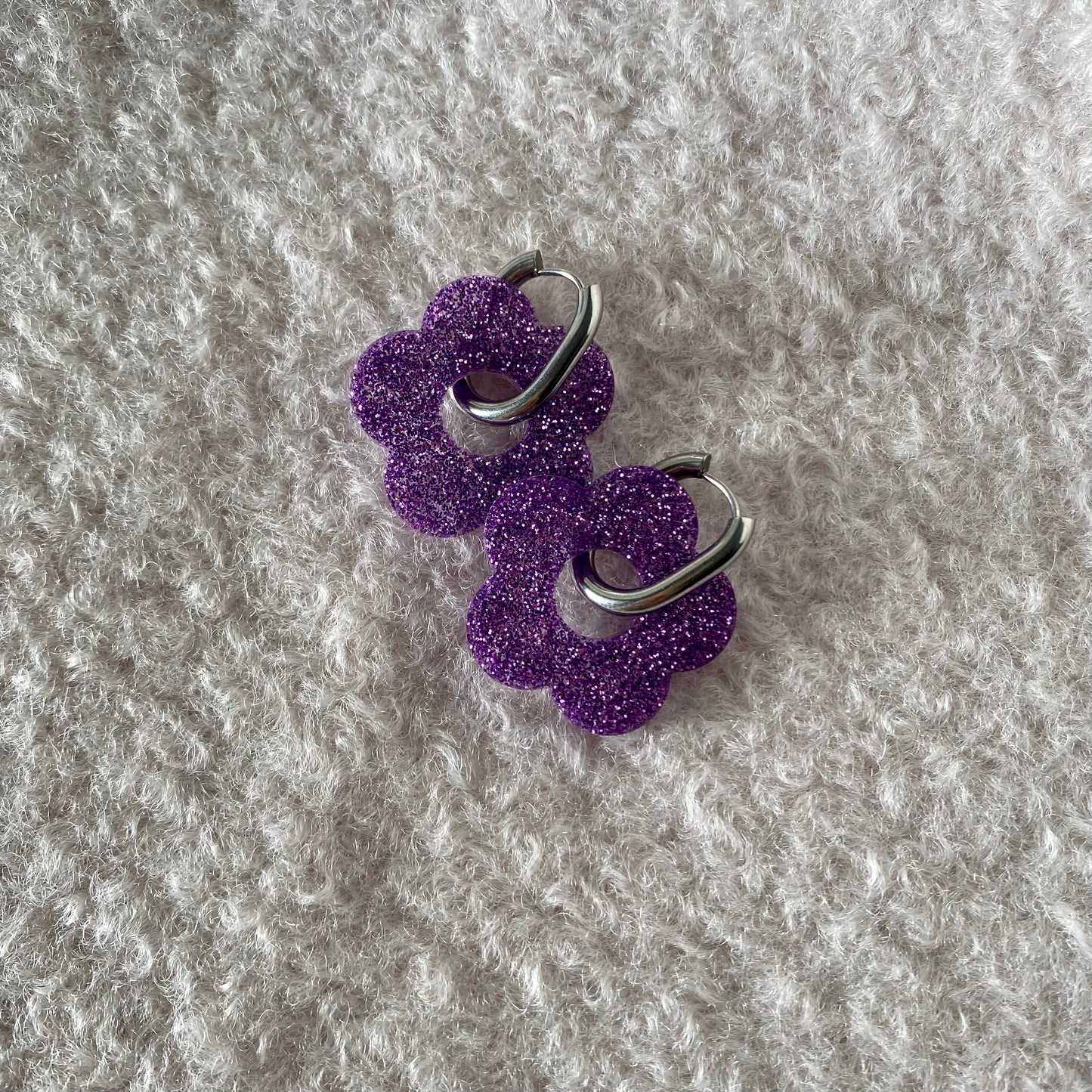 Boucles d’oreilles Rosa - Violette