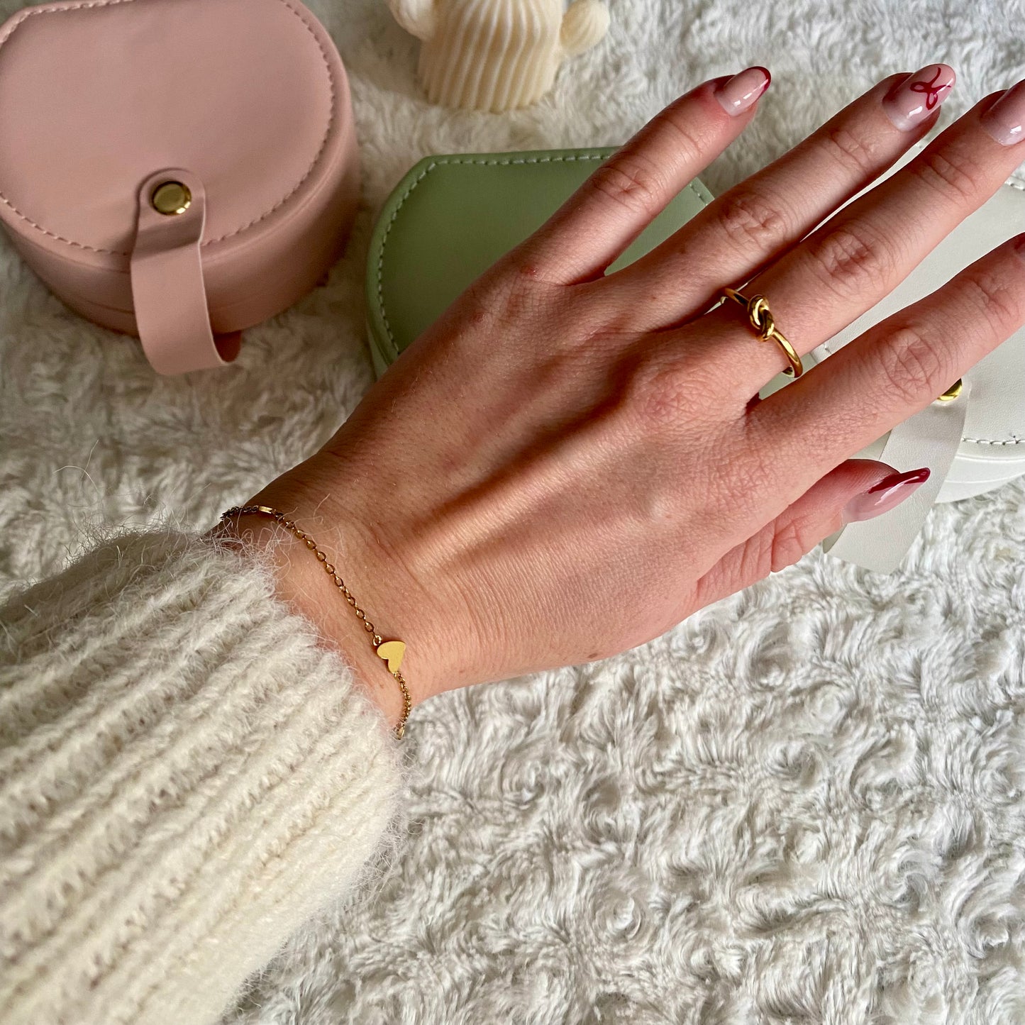 Bracelet petits cœurs