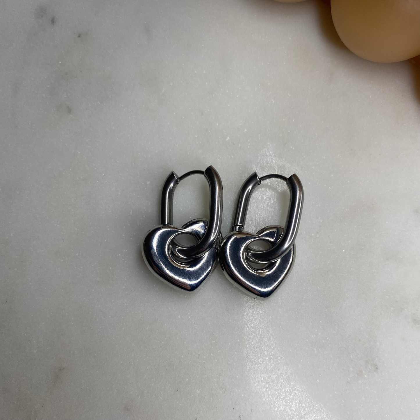 Boucles d'oreilles Coeur - Argent