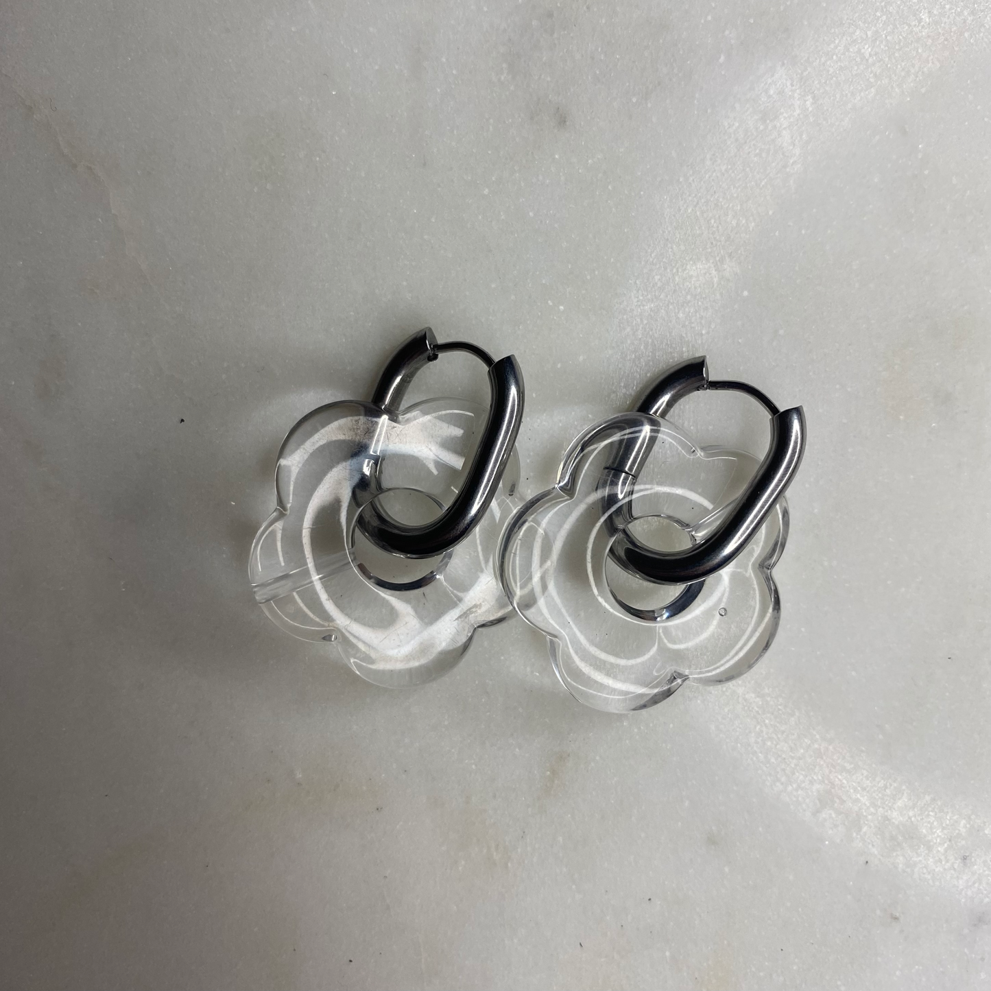 Boucles d'oreilles Rosa - Cristal