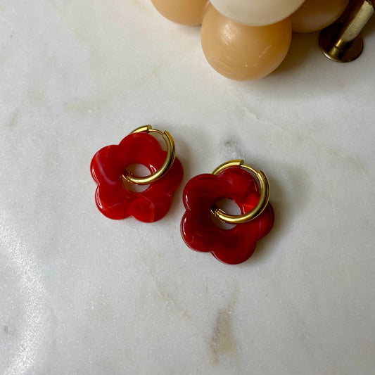 Boucles d’oreilles Rosa - Carmin