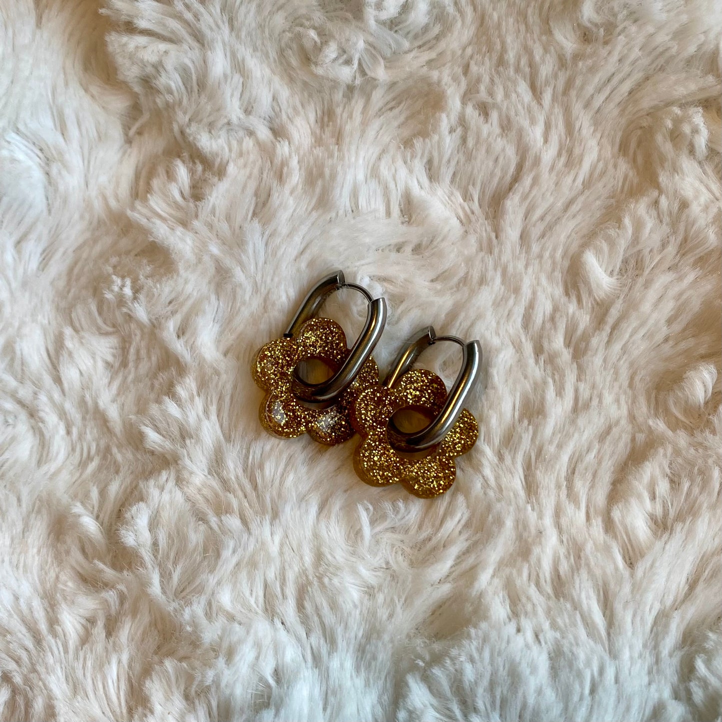 Boucles d’oreilles Camélia - Or