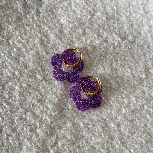 Boucles d’oreilles Rosa - Violette