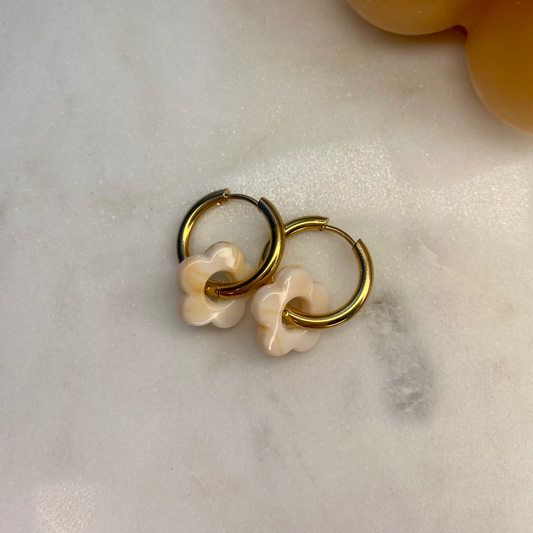 Boucles d'oreilles Flora - Dahlia