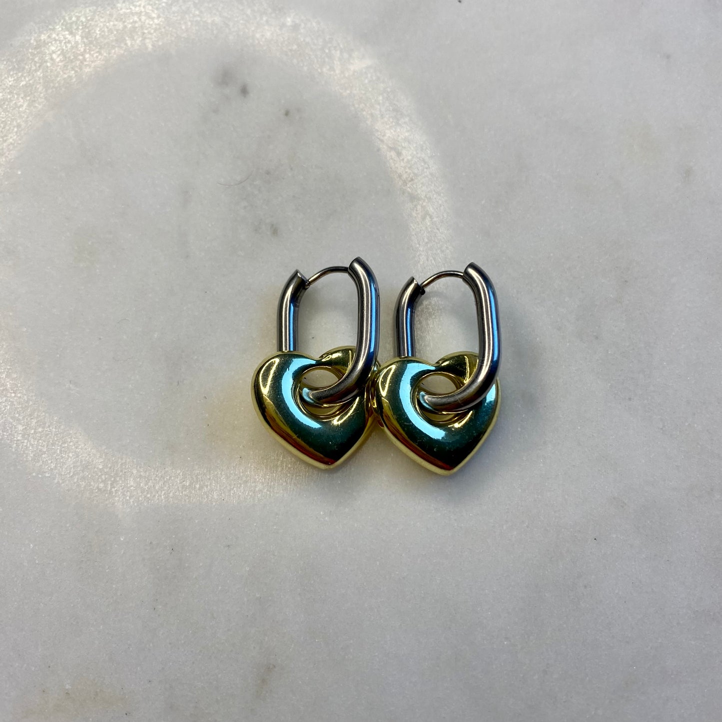 Boucles d’oreilles Coeur - Doré