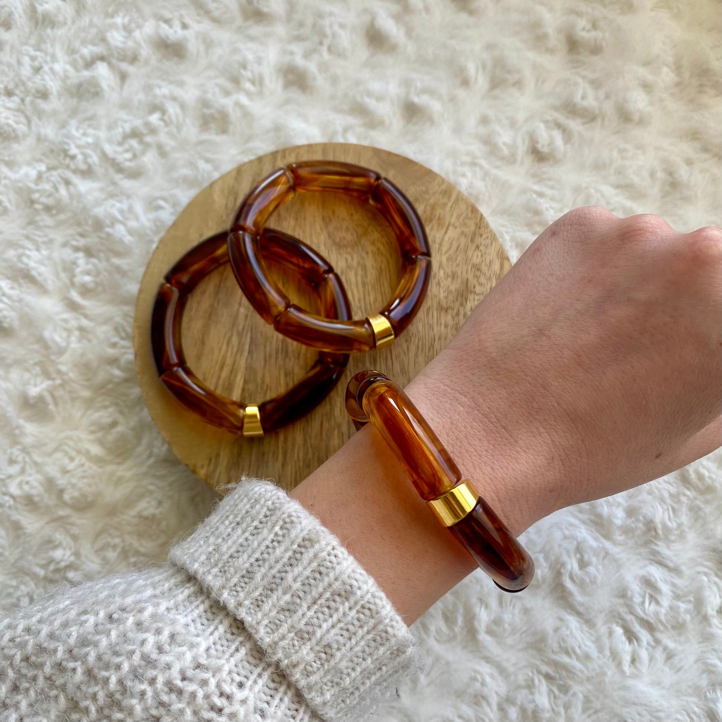 Bracelet Nomad - Acajou