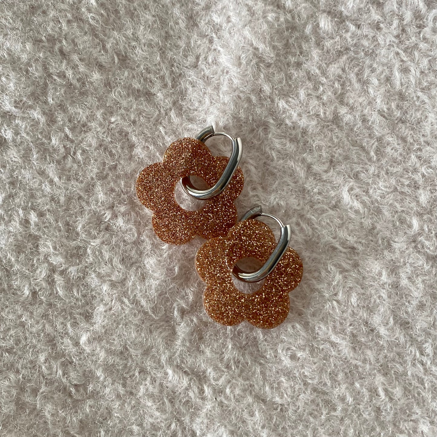 Boucles d’oreilles Rosa - Champagne