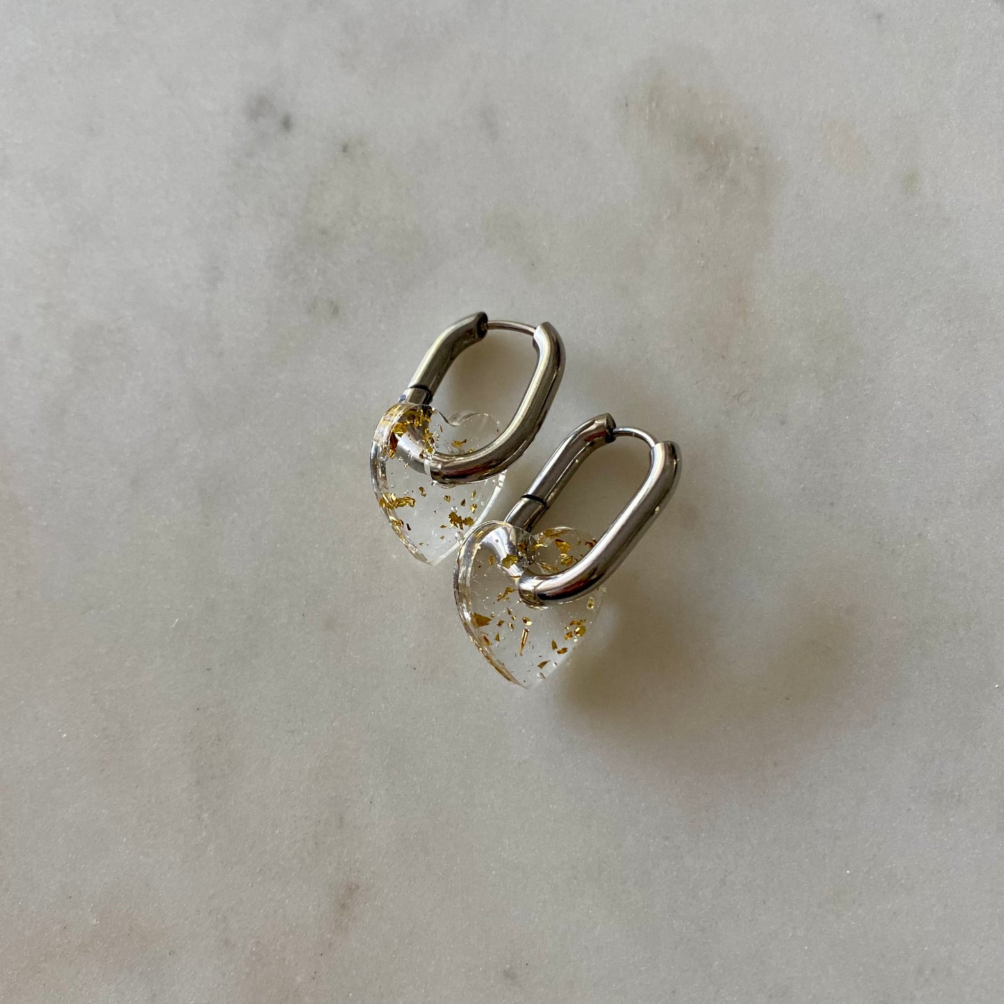 Boucles d’oreilles Petits cœurs - Or