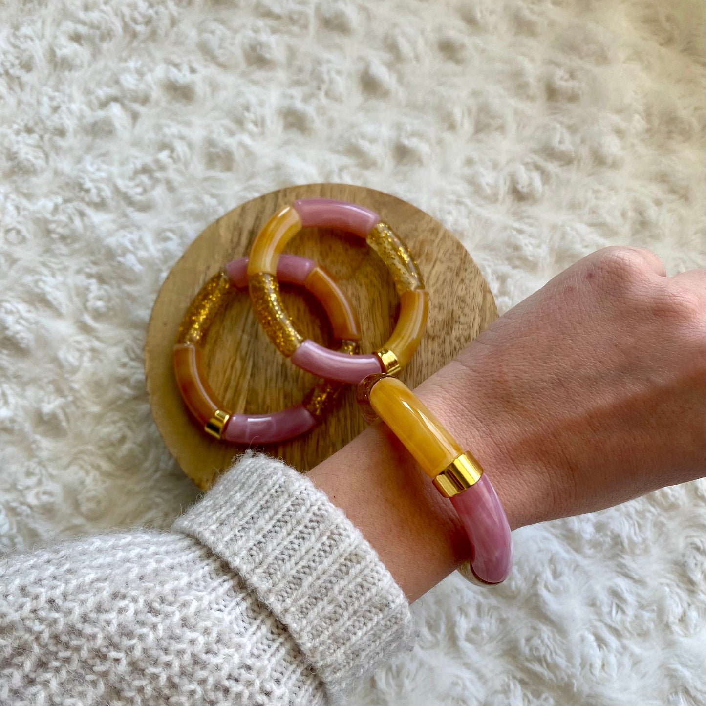 Bracelet Nomad - Orangé