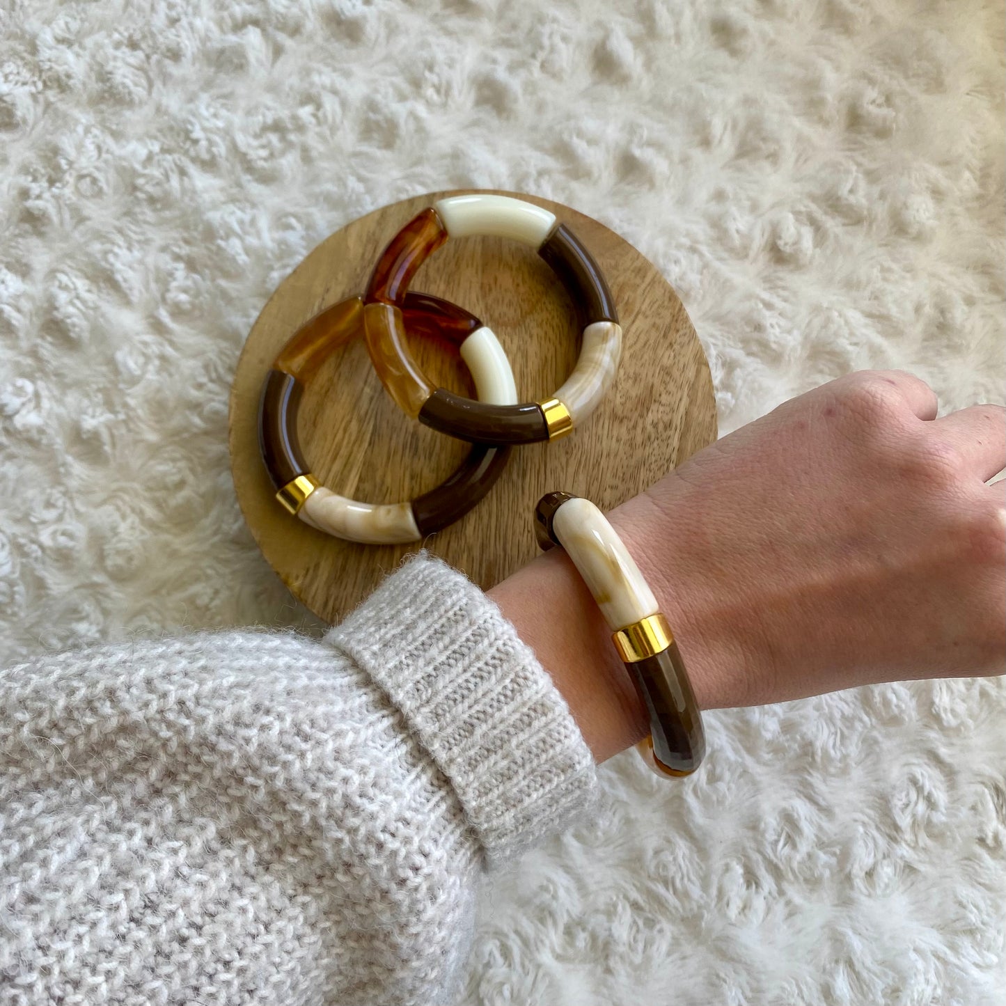 Bracelet Nomad - Cappuccino