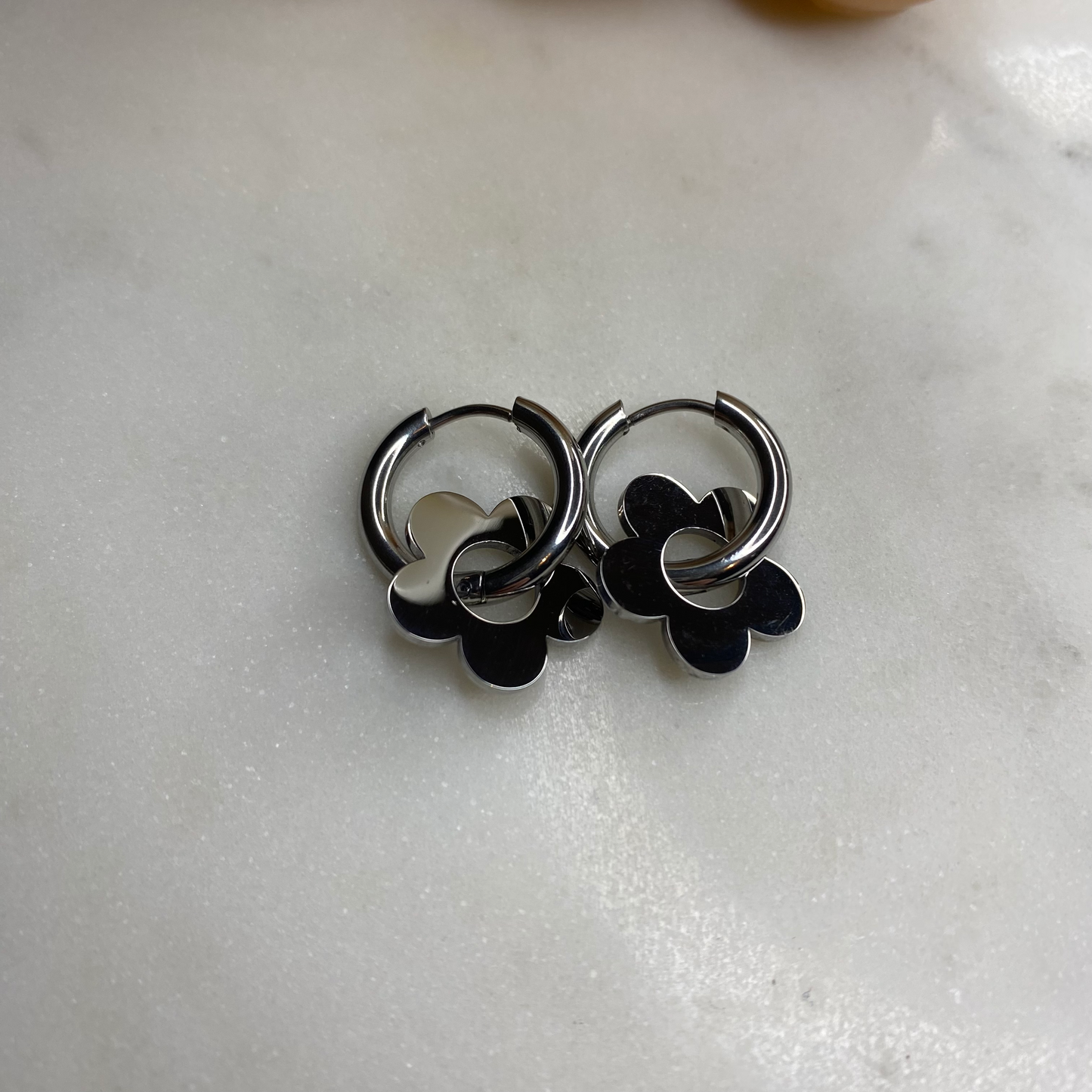 Boucles d'oreilles Pivoine