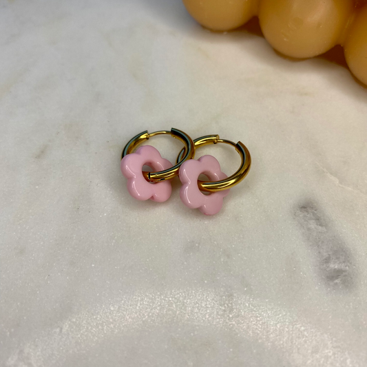 Boucles d'oreilles Flora - Lila