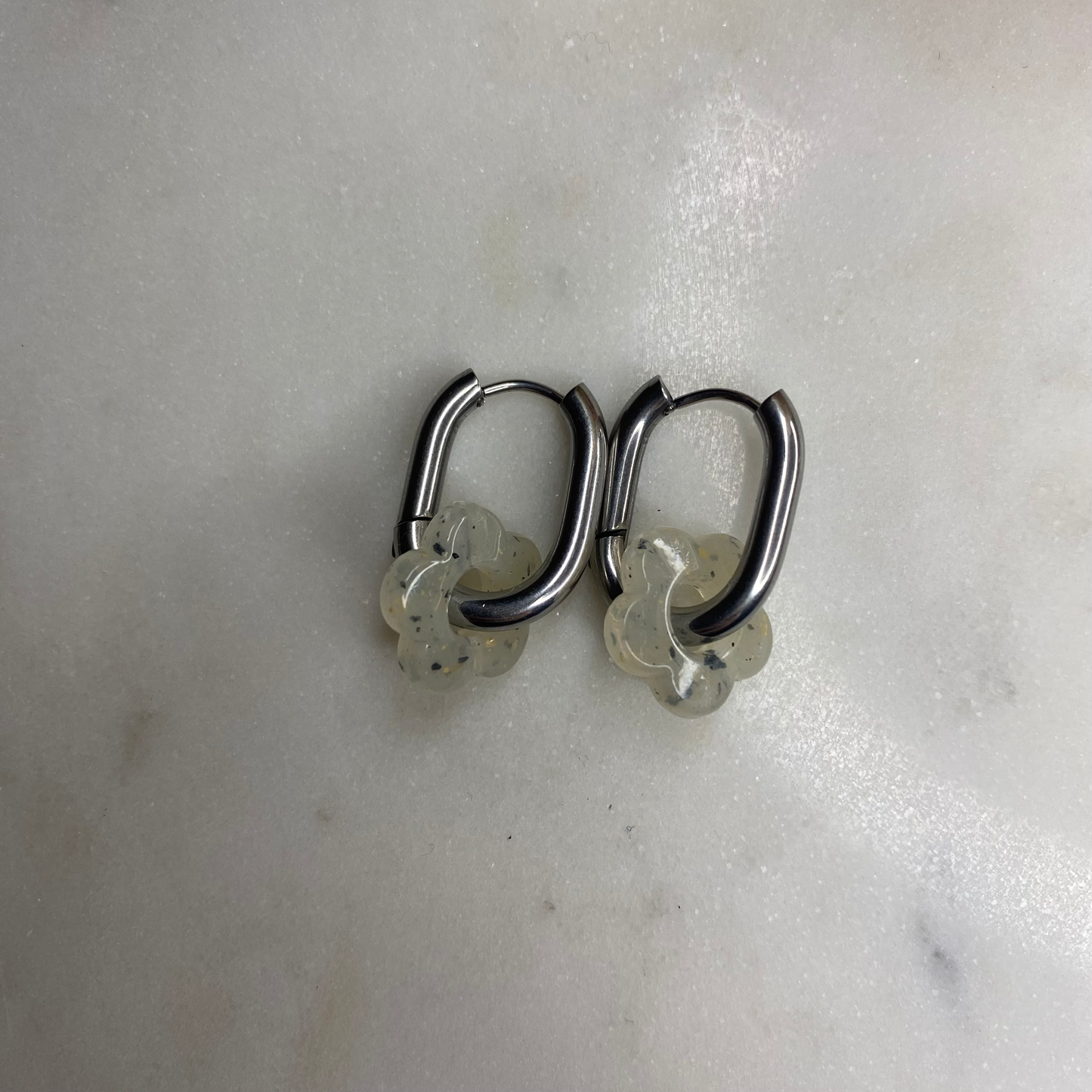 Boucles d'oreilles Iris - Noires