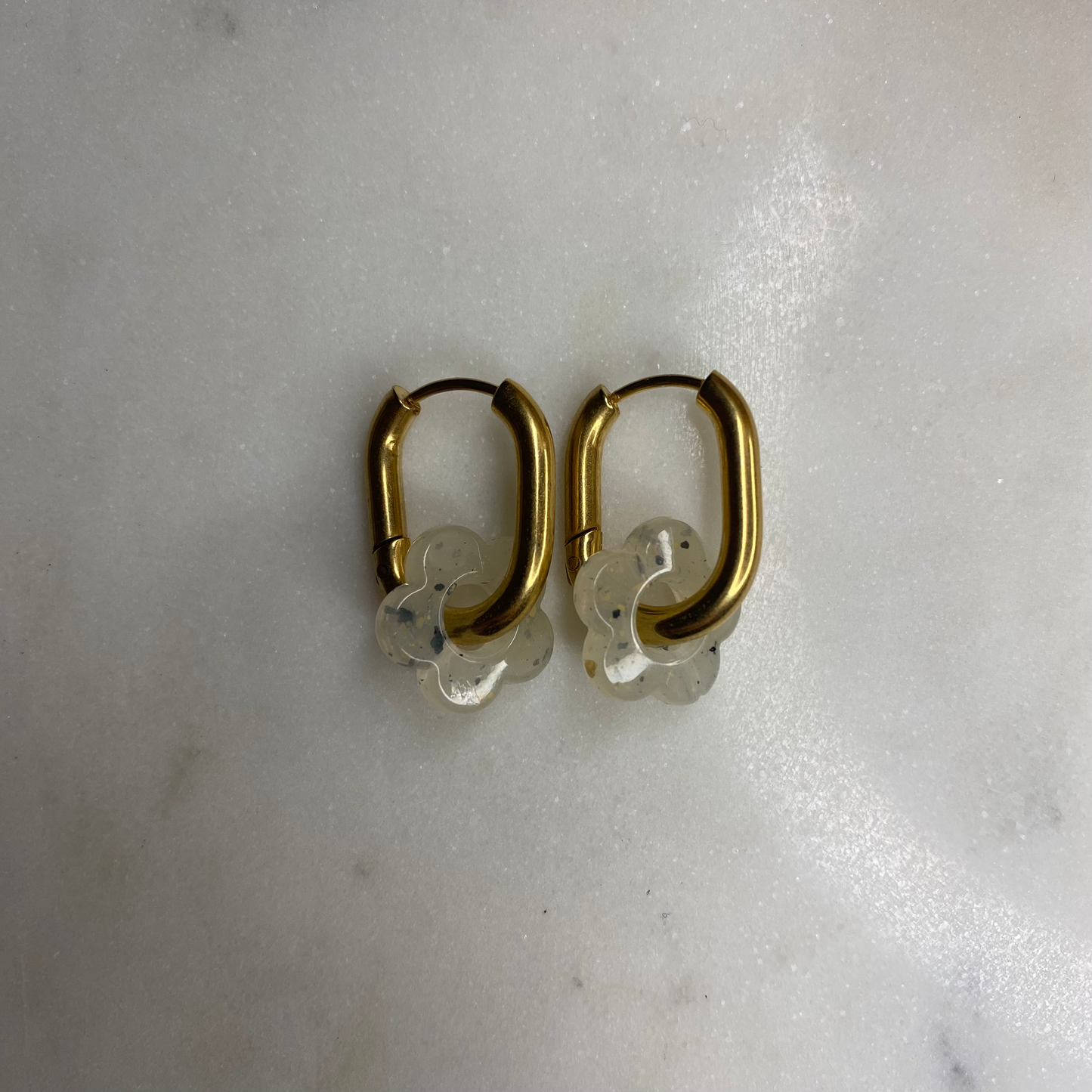 Boucles d'oreilles Iris - Noires