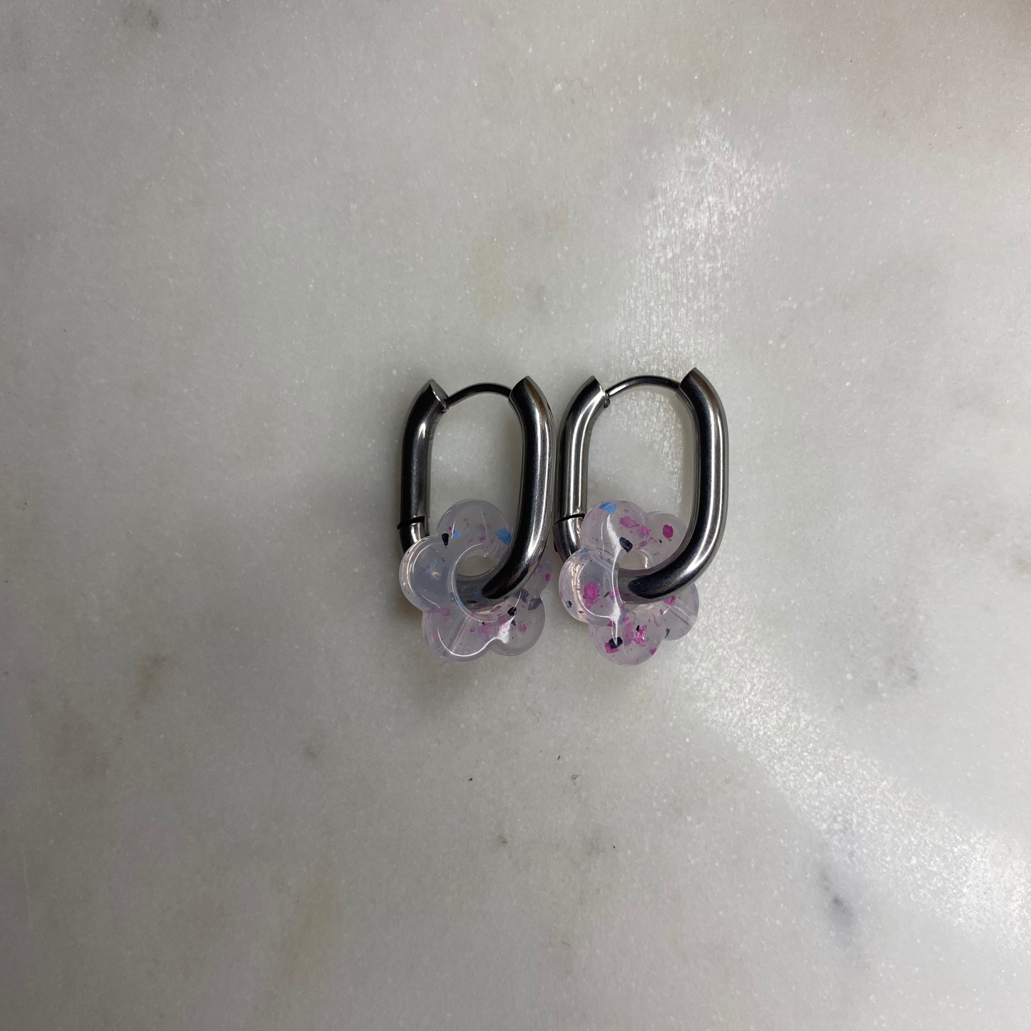 Boucles d'oreilles Iris - Roses