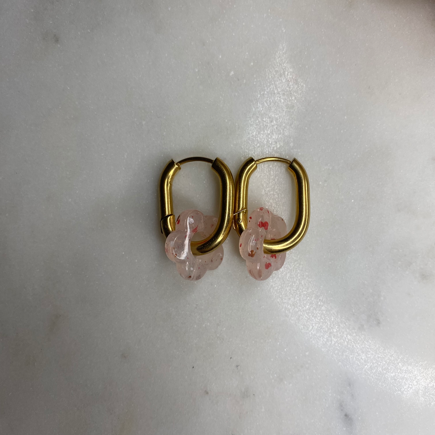 Boucles d'oreilles Iris - Rouges