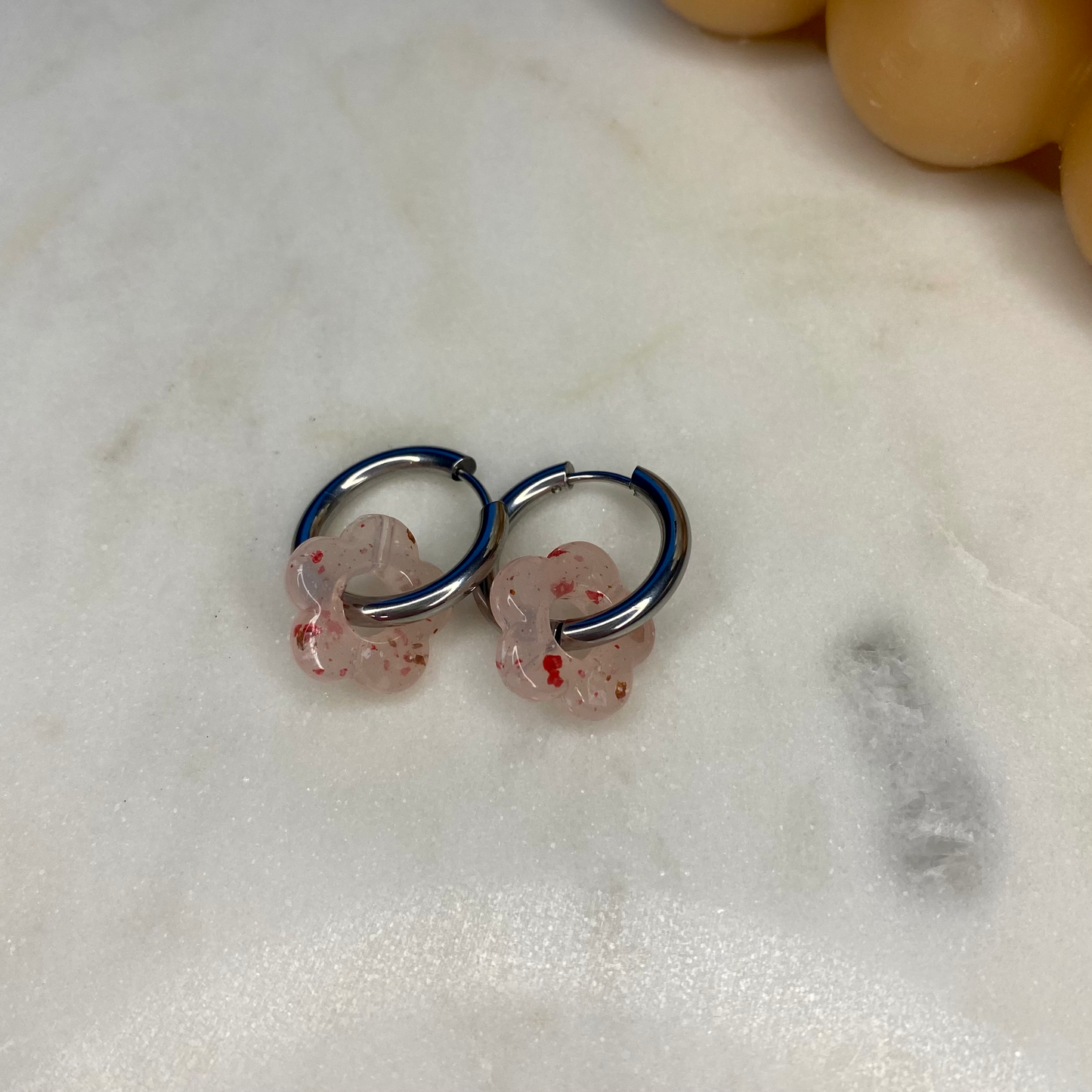 Boucles d'oreilles Iris - Rouges