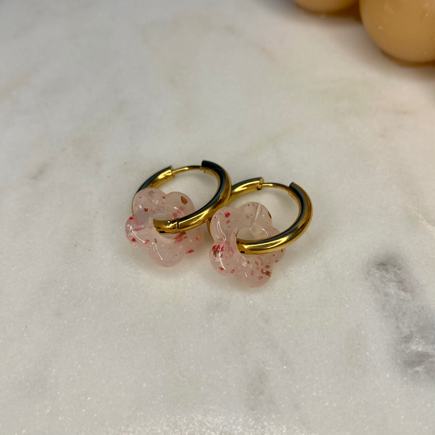 Boucles d'oreilles Iris - Rouges