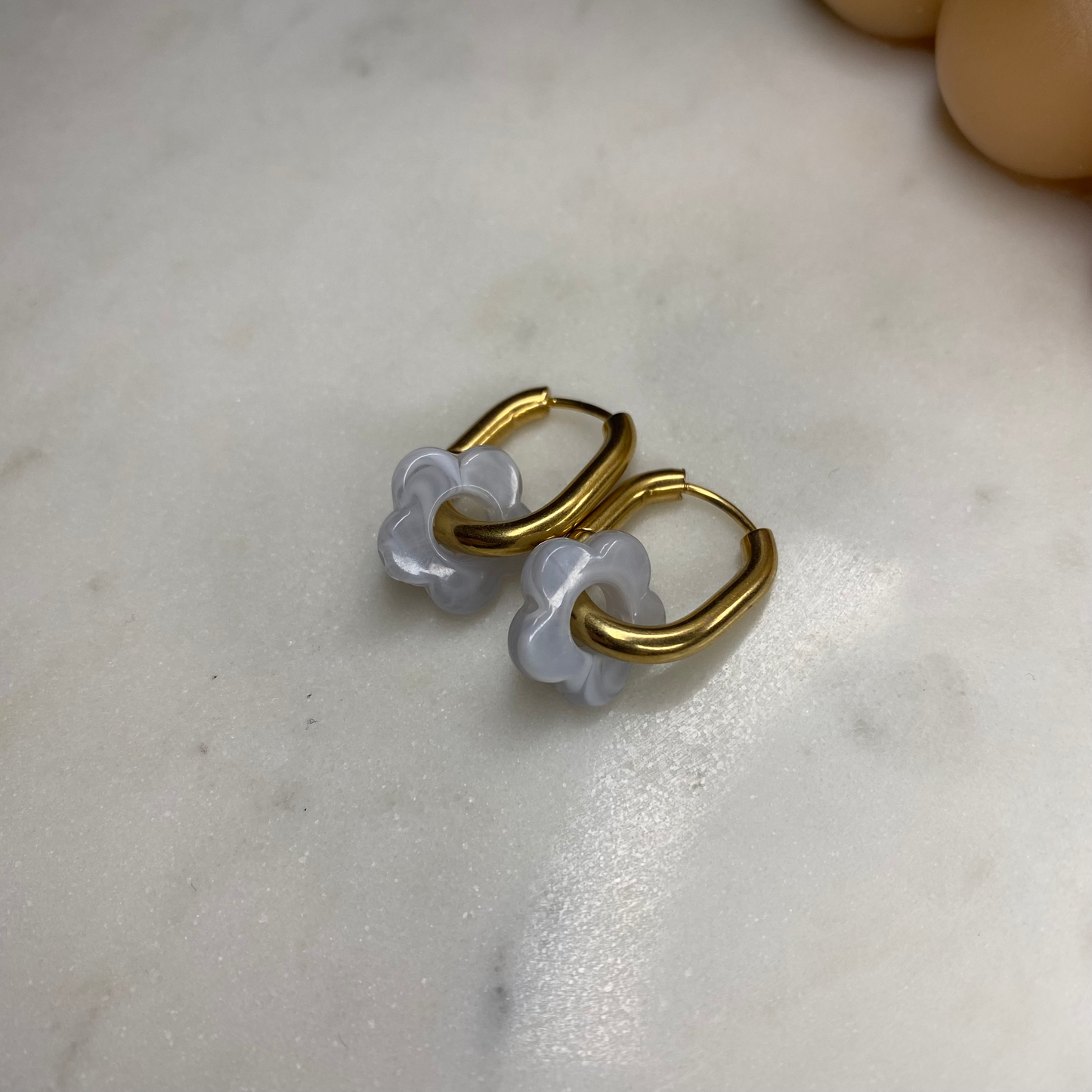 Boucles d'oreilles Flora - Perle