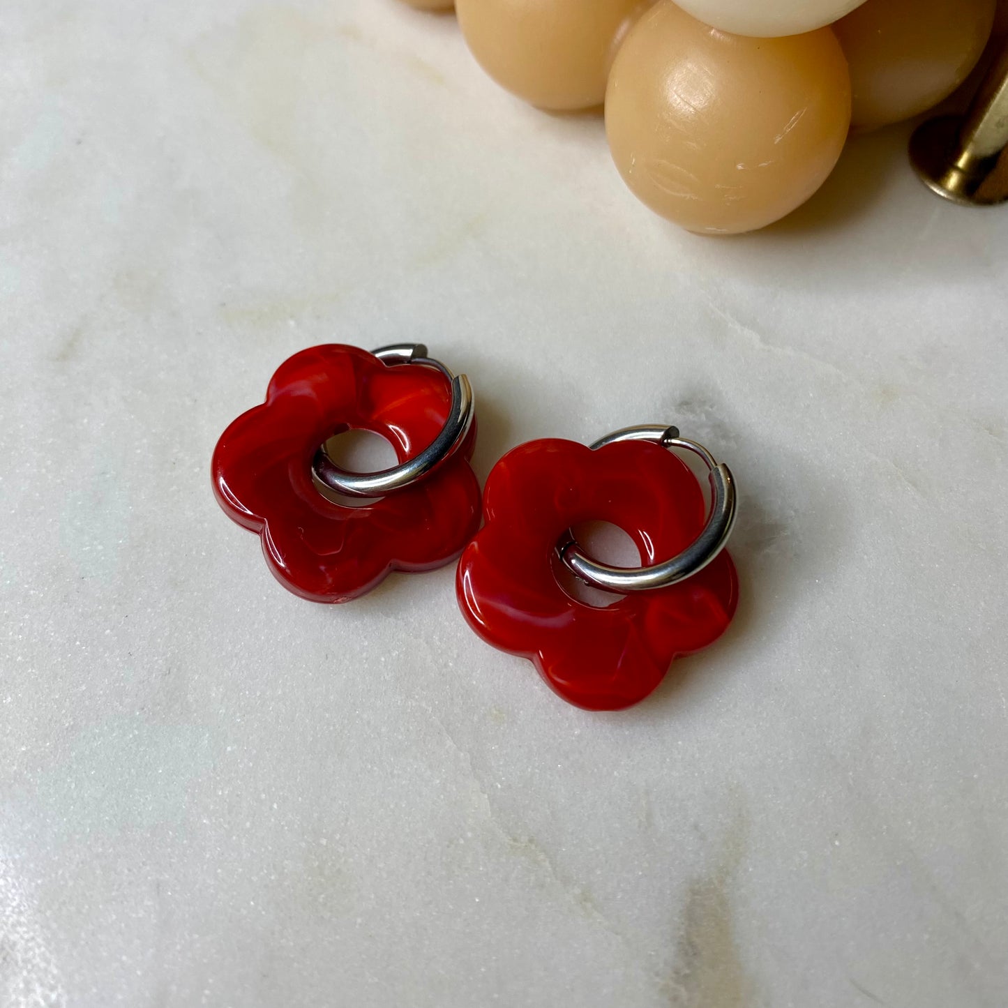 Boucles d’oreilles Rosa - Carmin