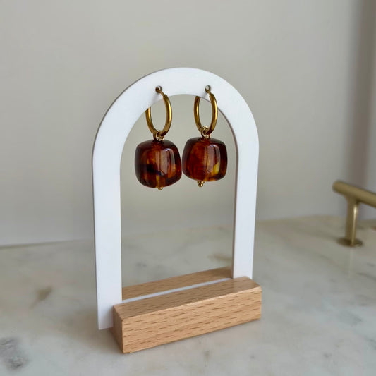 Boucles d’oreilles Pia - Ambre