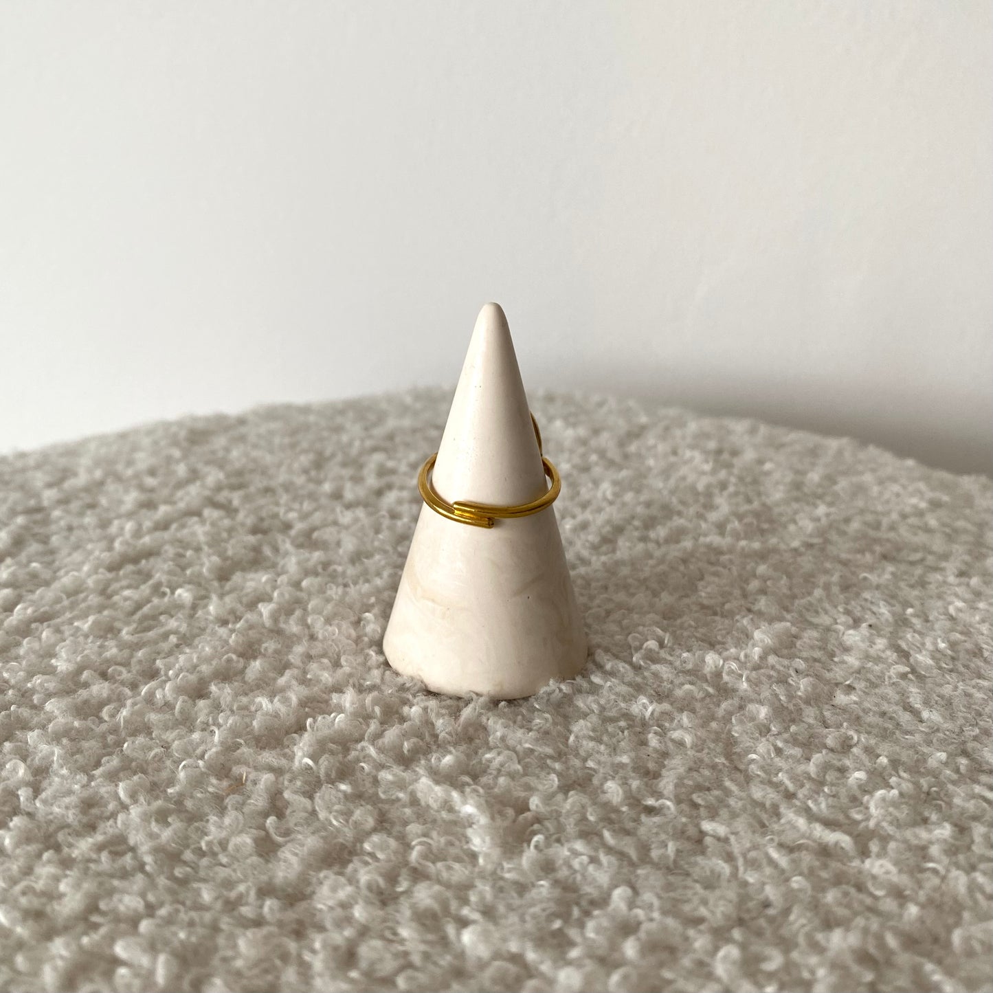 Bague florale - Jaune