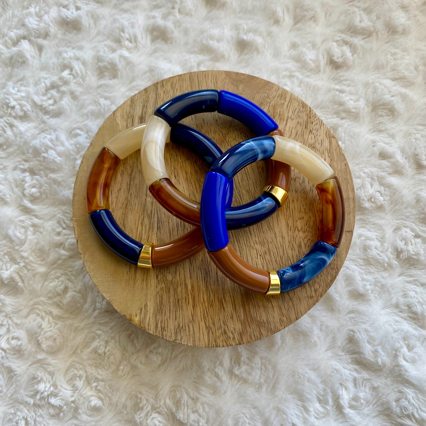 Bracelet Nomad - Bleu électrique