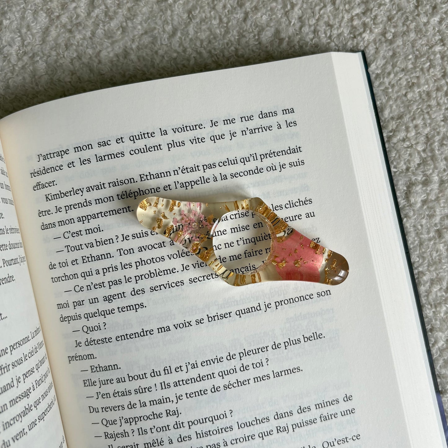 Bague de lecture - Rose