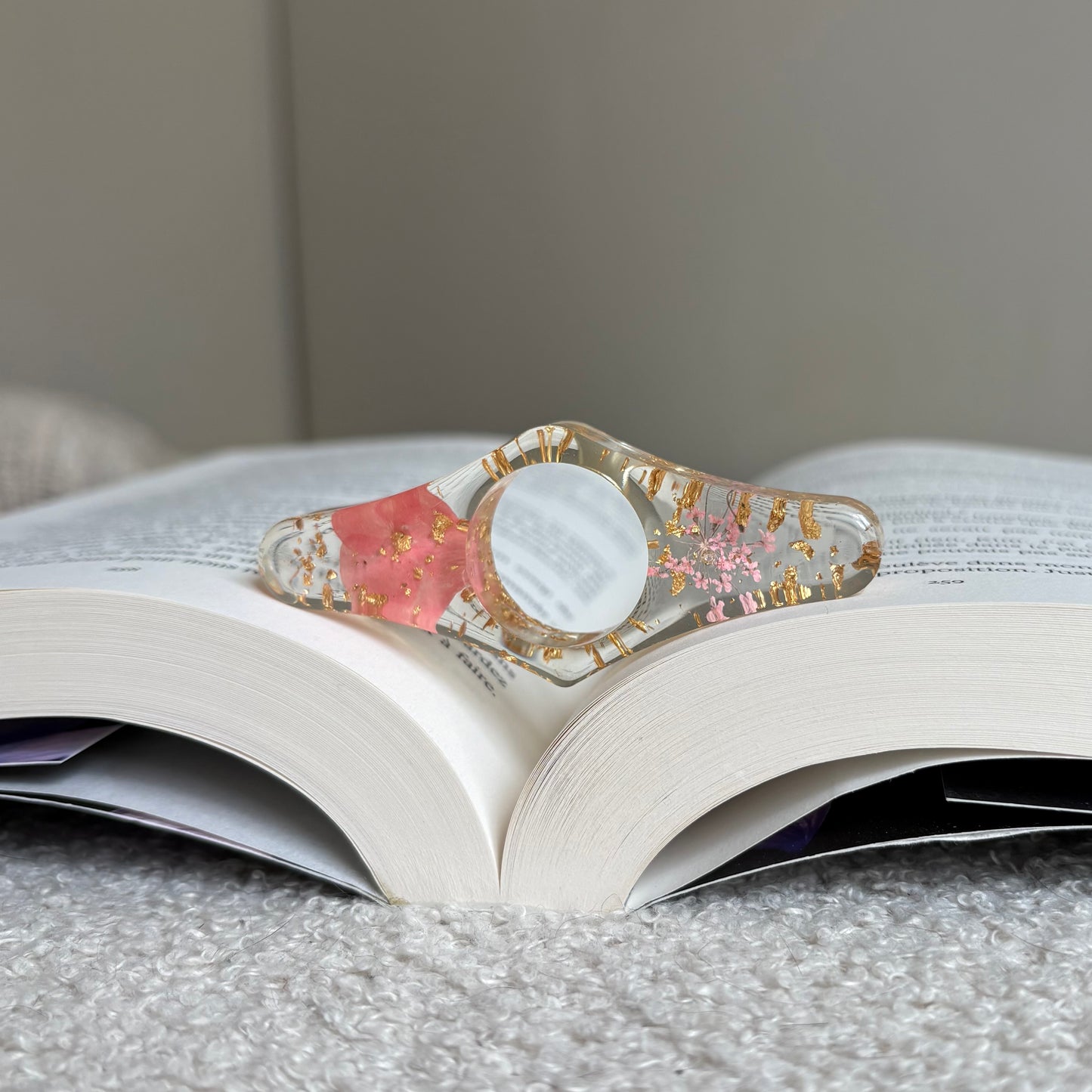 Bague de lecture - Rose