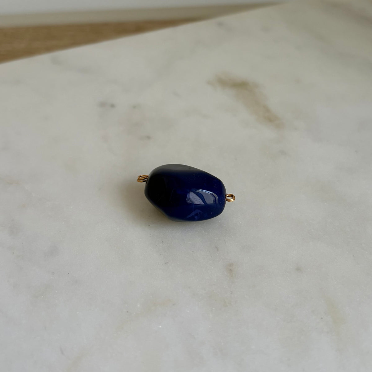 Perle interchangeable - Bleu marine
